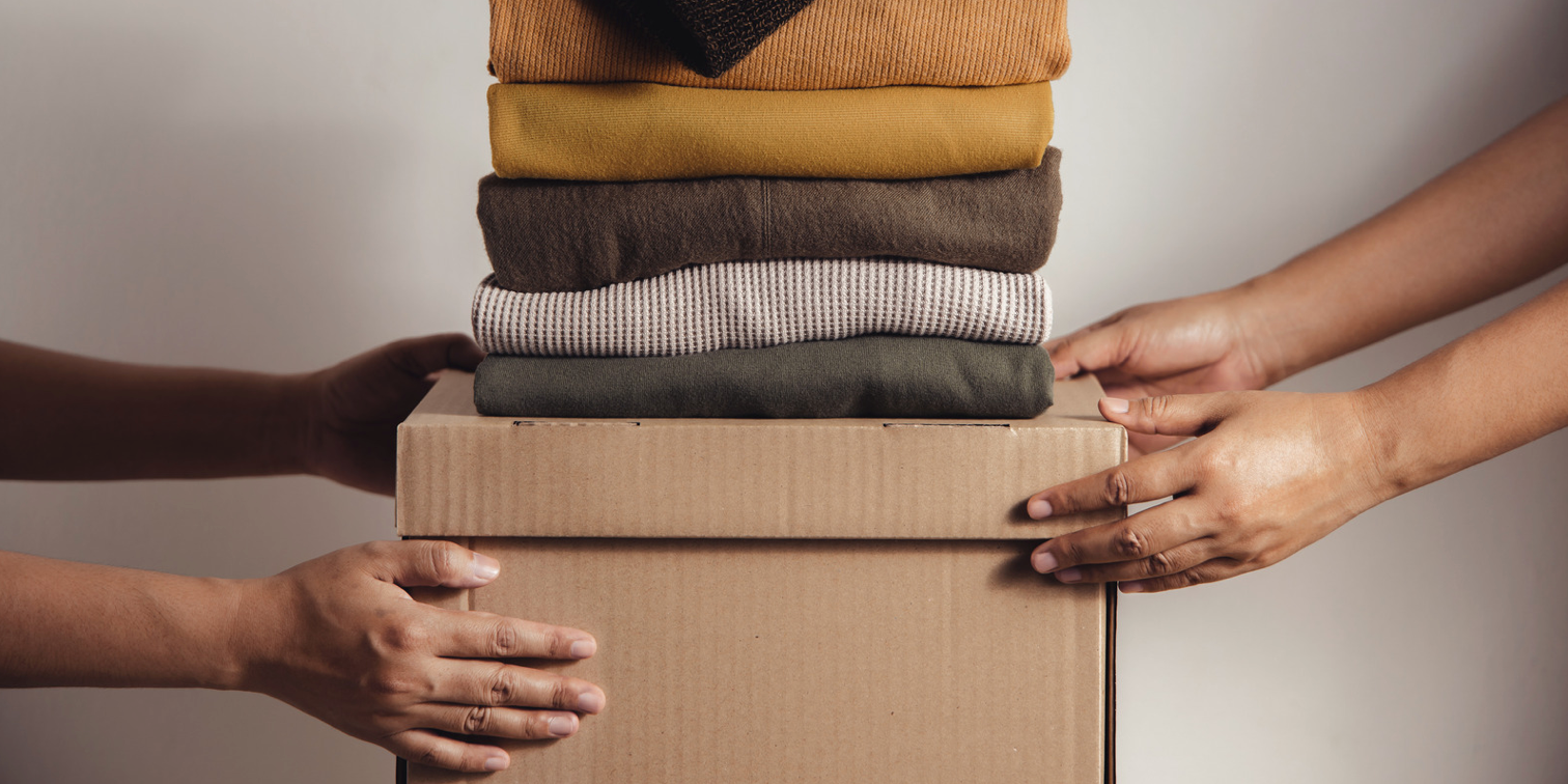 donating clothes