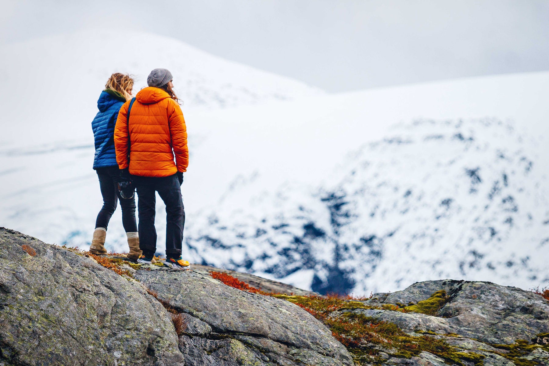 Hiking Clothing - Couple On Mountain 