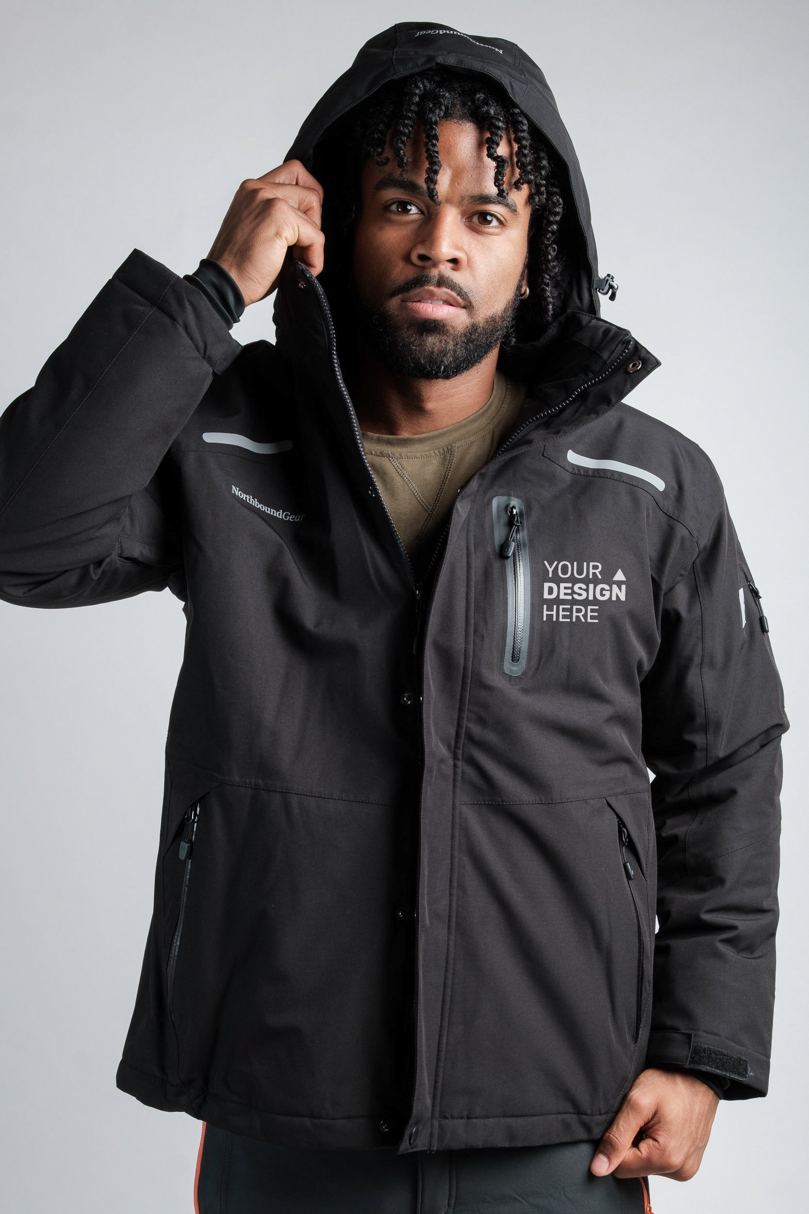 Men's Apex Waterproof Jacket - Logo Ready
