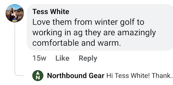 Testimonial review Northbound gear 1