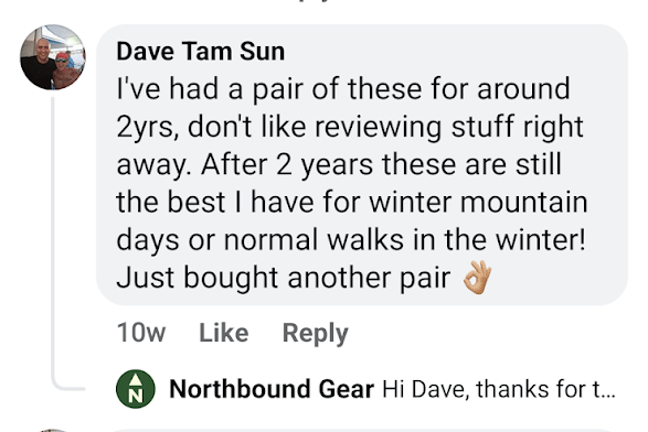 Clients Testimonial Northbound Gear 3