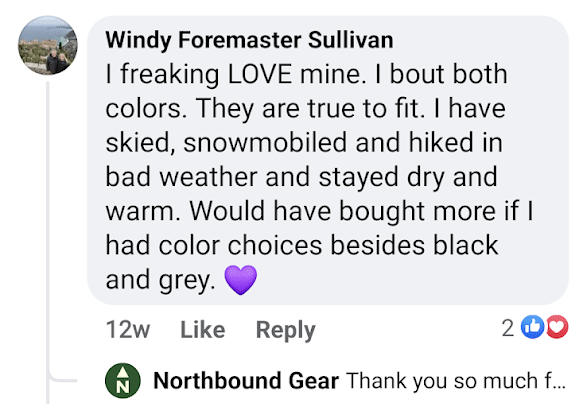 Testimonial Northbound Gear 3