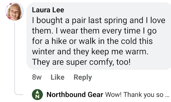Testimonial Northbound Gear
