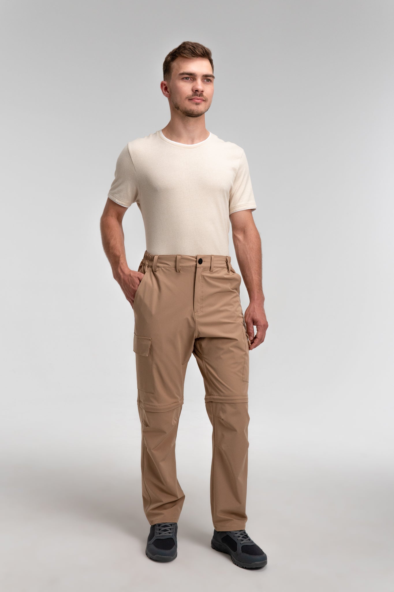 Khaki Water Resistant Cargo Pants