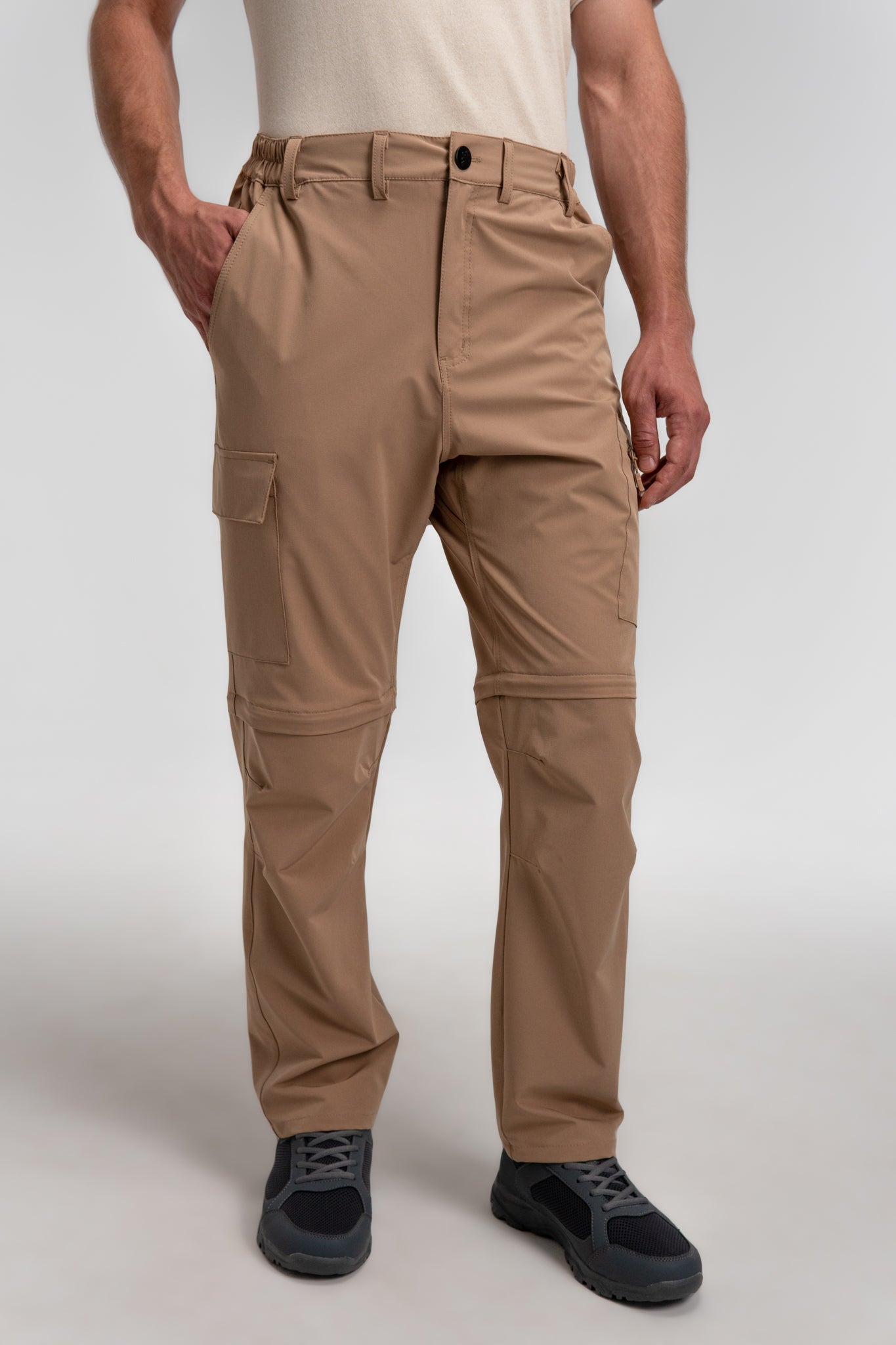 Khaki Water Resistant Cargo Pants